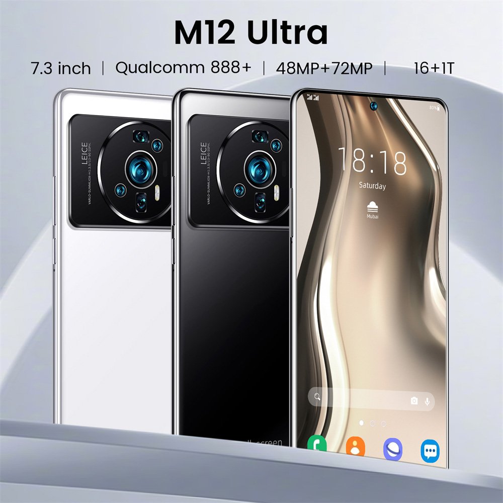 2023 NEW M12UITRA 7 3 Inch 16 1TB Tecno Camon 19 Pro Cellphones Poco X4 P 4G Dual SIM Dual Backul Gaming Smartphone